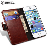 Leather Wallet and Case for iPhone 5/5s/SE