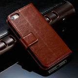 Leather Wallet and Case for iPhone 5/5s/SE