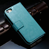 Leather Wallet and Case for iPhone 5/5s/SE